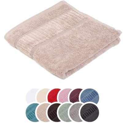 liebling Handtuch Bio Baumwolle, Serie Organic, 500 gr. / m², 50 x 100 cm, 60 Grad, saugstark, schnelltrocknend, Farbe: Taupe