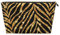 Imprimé Animal zèbre doré, Trousse de Maquillage Trousse à cosmétiques Trousse de Toilette de Voyage Portable Pochette de Toilette