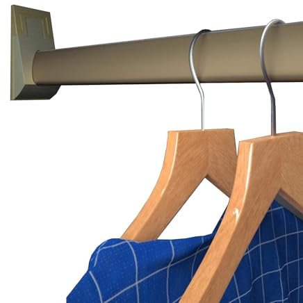 Kleiderstange Schrank Rohr Garderoben Stange Kleiderstange aus Aluminium, 5792127148162cm, verdickte Kleiderstangen für hohe Beanspruchung mit rutschfestem Leisten, platzsparende, individuell zugeschn