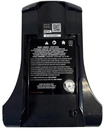 2350mAh Lithium Ion Removable Battery Replacement, Compatible With Shark XSBT600 XSBT620, For Cordless Vacuum Cleaners - High Capacity, Fast Charge