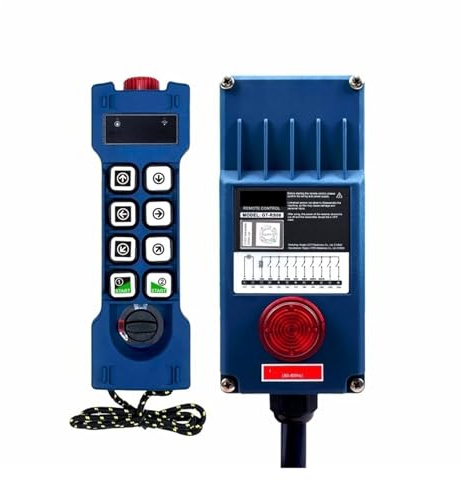 Crane Controller GT-RS08 Industrial Radio Wireless Crane Hoist Remote Control 8 Channel Switch(18-65V)