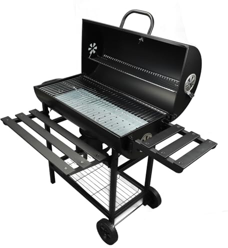 KIMISS Barbecue à Charbon de Bois Portable, Poêle de Camping Multifonctionnel en Acier allié, Utilisation dans le Jardin et le Jardin
