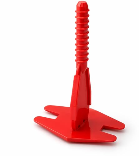 Tile Rite Big Spin Hurricane 5mm Levelling System Kit – Outdoor 20mm Porcelain Tile Leveling Spacers & Reusable Clips – For Large Format Floor & Wall Tiles 15-25mm (25 Caps + 75 Spacer Bases)