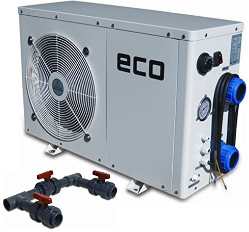 Pompa di calore eco con set di allacciamento e pronta per essere messa in funzione