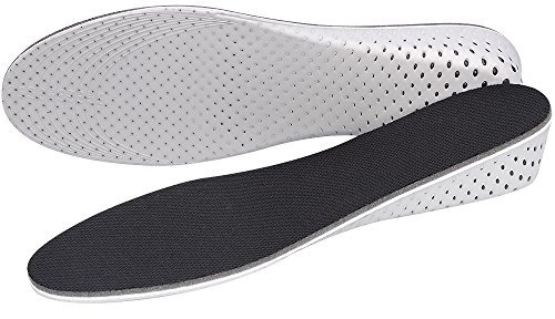 Soumit Traspirante Altezza Aumento Solette Aggiungere 4cm (EU 37-43), Invisibile Unisex Alzatacco Pad, EVA Soletta Inserisce per Confortevoli i Piedi e Aumentare la Fiducia