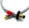 0.75mt OVERBRAIDED HANDWHEEL POL x W20 NRV PIGTAIL CARAVAN PROPANE HOSE (U1/B6)