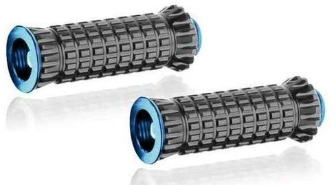 Puig 9193A Footpegs CNC machined aluminium, Blue