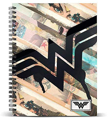 Wonder Woman Passbuch und Notizbücher, mehrfarbig (Karactermania km-37865)