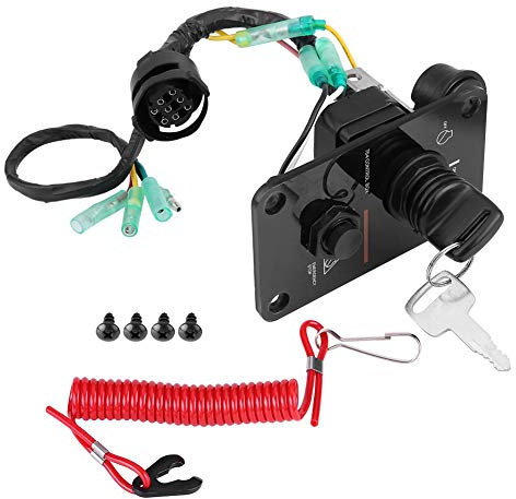 Quadro interruttori Gruppo interruttori a chiave singola 12V per yacht fuoribordo 704-82570-12-00