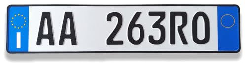 Certificato 1 1 portabiciclette Targa | e riflessivo (Targa portabiciclette per l'Italia)