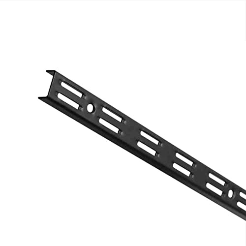 Zahnstange doppelt perforiert, Dekor: schwarz matt, Länge: 1500 mm, RAL: 9005, ELEMENT SYSTEM