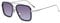 LHSDMOAT Retro Metallrahmen Iron Man Sonnenbrille Square Eyewear Tony Stark Brille für Mann Frau (Silver Frame Double Gray Lens)