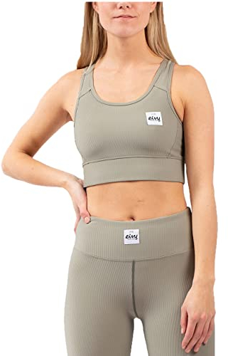 Eivy Damen Rider Rib Sports Bra Yoga Shirt, Faded Oak, M EU