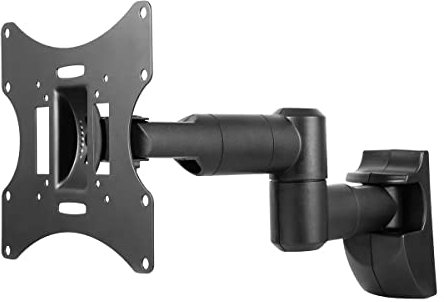 Monoprice Full-Motion Articulating TV Wall Mount Bracket - for TVs 23in to 42in Up to 66 lbs, Cable Covers, Fits Curved Screens, Flat, LED, OLED, LCD