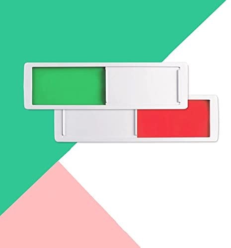 REFORUNG Cartello Scorrevole Grande LIBERO/OCCUPATO 17,8x5 cm Cartello con Funzione Scorrevole LIBERO/OCCUPATO Targa per Porta con Scritta LIBERO/OCCUPATO con 2 Pz Adesivi