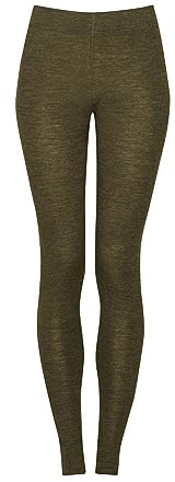 Dilling Damen Merino Leggings 1x1 glatt aus 100% Bio Merinowolle Slim Fit Base Layer atmungsaktiv