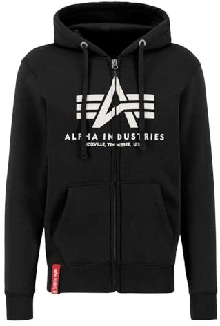Alpha Industries Herren Alpha Industries Basic Zip Pp Hoodie für Herren Kapuzenpullover (1er Pack)