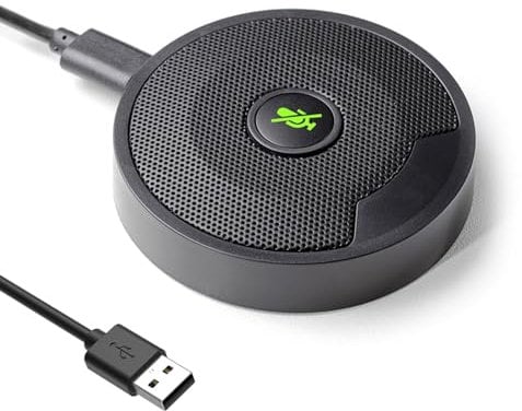DricRoda USB Microphone for PC, Computer Microphones, Omnidirectional Condenser Mic with Noise Cancelling for Conference Online Class, Zoom, Recording,Laptop,Desktop, Plug & Play (UM10)
