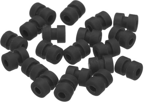 QUARKZMAN Bolas de Goma Antivibración para Controlador de Vuelo RC F4 F7 y Gimbal Bolas de Amortiguación de Choque M2X5.6mm Accesorio DIY de Modelo de Drones RC (Negro) 36 Paquete