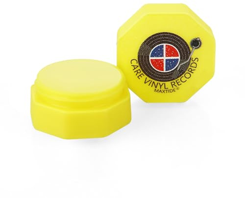 Turntable Stylus Cleaner Turntable Needle Cleaner Gel Stylus Cleaner Gel Anti Static Recorder Player Stylus Cleaner,Yellow
