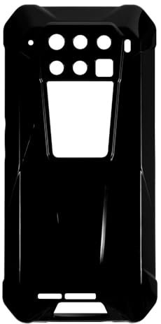 TPU Phone Case Compatible with Unihertz 8849 Tank 3, Slim Shockproof Soft Cover with Anti-Scratch Design and Precise Cutouts for Full Protection (Black)