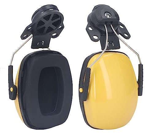 Mumusuki Cuffie Attaccabili Al Casco con Design in Spugna, Cuffie Antirumore per Casco in Materiale PVC Protezione 'udito per la Sicurezza 'orecchio