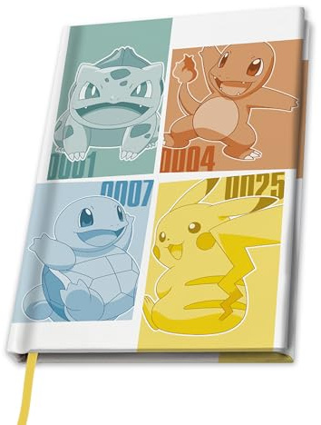 ABYSTYLE - Pokemon Notizbuch A5 Kanto Starters