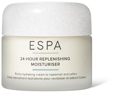 ESPA 24-Hour Replenishing Moisturiser 55ml, Rich Hydrating Face Cream
