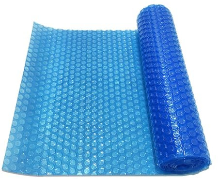 Pool Solar Cover - Swimming Pool Solar Blanket, Thermal Pool Covers, Rectangular Insulated Solar Cover | UV-Resistant Heat Retaining Bubble Wrap for Ground Pools and Round Hot Tubs