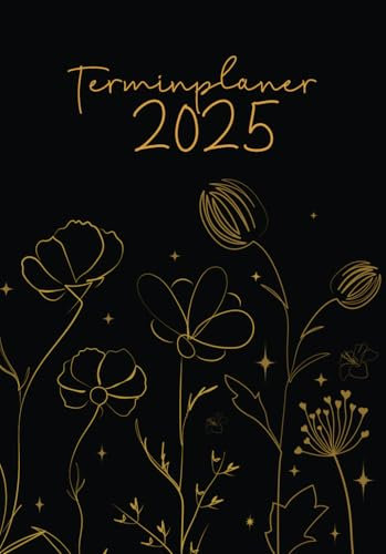 Terminplaner 2025: 2025 Monatlicher und Wochenplaner, 1 Woche auf 2 Seiten, Kalender von Januar bis Dezember 2025, Buchkalender 2025 a5.