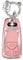 ZVRSUA Coque de Clé de Voiture pour Audi，Joli Porte Clé Voiture en Argent Incrusté de Diamants，Accessoire Voiture Compatible avec Audi A4 S4 RS4 B9 A5 F5 S5 RS5 A6 A7 C8 A8 S8 D5 Q2 Q5 (Rose)