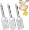 3 Pezzi Piccola Grattugia, Acciaio Inox, Grattugia Per Formaggio, 3 Diverse Dimensioni Dei Fori, Grattugia Per Limone Acciaio Inox, Grattugia Microplane, Grattugia Acciaio Inox