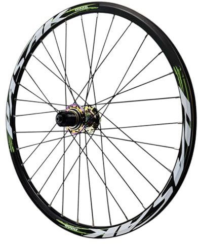 LPYDWZ MTB Laufradsatz 26 Zoll 27,5 Zoll 29 Zoll Schnellspanner Scheibenbremse 32H Mountainbike Räder, Hochfeste Aluminiumlegierungsfelge Schwarzes Fahrrad for 7-12-Gang-Räder(Rear Wheels,29 INCH)