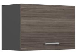 Vicco Hängeschrank R-Line, hängender Küchenschrank, Edelgrau, 60 cm Flach