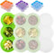 WANGZAIZAI Récipient de conservation en silicone pour bébé avec couvercle pour nourriture pour bébé, glaçons, bonbons et chocolat (couleur aléatoire 9 x 75 ml)