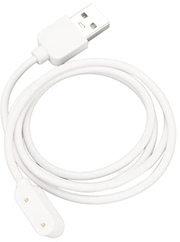 SPYMINNPOO Smartwatch Charger USB Watch Charging Cable Cord for 6 7 Band 6 7 Fit Watch, Fast Charging, Material, Compact and Lightweight, ABS PVC Material (White)