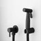 Vintage Gold Bidet Sprayer Set with Stainless Steel Handheld Shattaf and Matte Black Shower Head