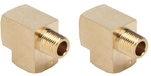2 Pcs 1 8 Pouces Interface en Laiton Tuyau en Laiton Tee Voiture Solide Street Street Tuyau de Tuyau Solide