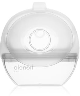 Lionelo MILKY 2IN1 Muttermilchauffänger und Silikon-Milchpumpe Manueller Milchsammler BPA-frei Unterdruck 60 ML Einfache Reinigung Diskret Bequem