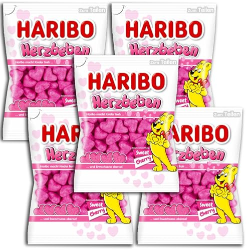 5 er Pack Haribo Herzbeben 5 x 160g