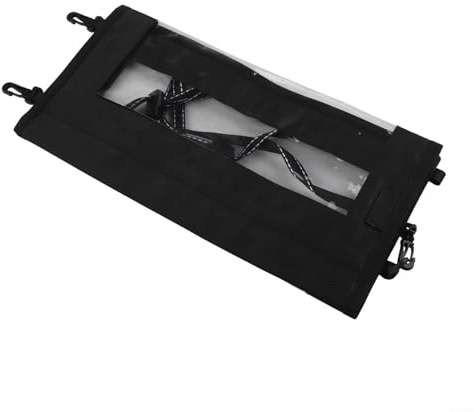 Funda impermeable para mapas para uso al aire libre | Bolsa seca plegable ligera | Soporte transparente para documentos para senderismo y camping | Almacenamiento impermeable para mapas, pasaportes