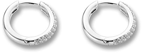 TI SENTO - Milano Creolen aus 925 Sterling Silber mit Zirkonia