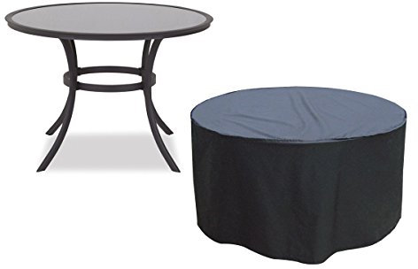 W1364 Garland 4-6 Seater Round Table Cover PVC backed polyester
