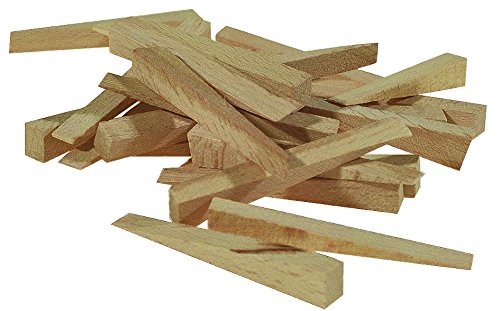 Stubai Fliesenkeile Buchenholz, 250 Stück, 7 x 54 x 6 mm, 419830