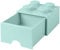 LEGO Brick with 4 Knobs and 1 Drawer Aqua - Storage Box for LEGO Toys Desk Drawers and Office Supplies Stackable Storage Box Home Decoration Toy Box
