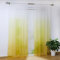 Joyswahl Voile Gardine halptransparenter Vorhang mit Topaktuelle Farbverlauf Muster »Babette« Schals Fenster Vorhänge mit Stangendurchzug BxH 140x245cm Gelb 1er Pack