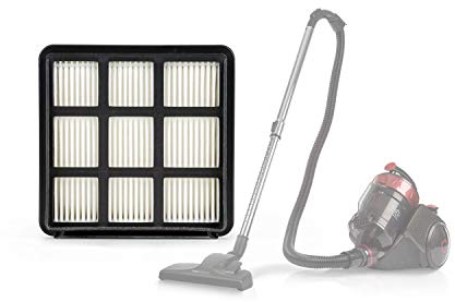 Oneconcept Filtro HEPA per Aspirapolvere Ciclonico Clean Master - Filtro Aspirapolvere, Filtro di Ricambio, Accessorio, HEPA13, Circa 14 cm (Ø), Nero