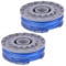 Spares2go Spool and Line for Mac Allister Strimmer Trimmer (Pack of 2)