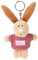 NICI 44638 Schlüsselanhänger Hase mit T-Shirt Lilli 10cm
