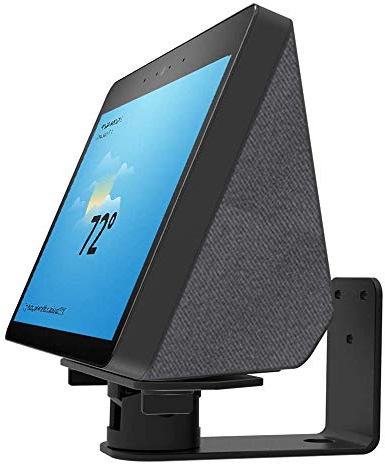 ATOPHK Echo Show Wandhalterung, Aluminium, drehbar, für Amazon Echo Show 2. Generation, Lautsprecher-Zubehör, horizontale 270 Grad Rotation, Längswinkelwechsel, Basis schwarz (nicht für Echo Show 8)